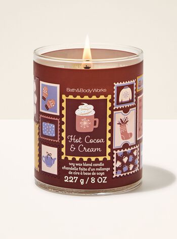 Hot Cocoa & Cream Single Wick Candle Single Wick Candle