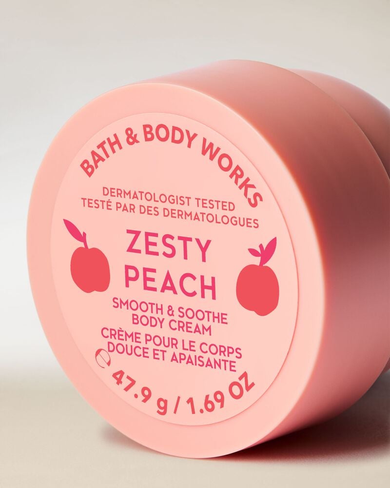 Zesty Peach Travel Size Smooth & Soothe Body Cream Travel Size Smooth & Soothe Body Cream