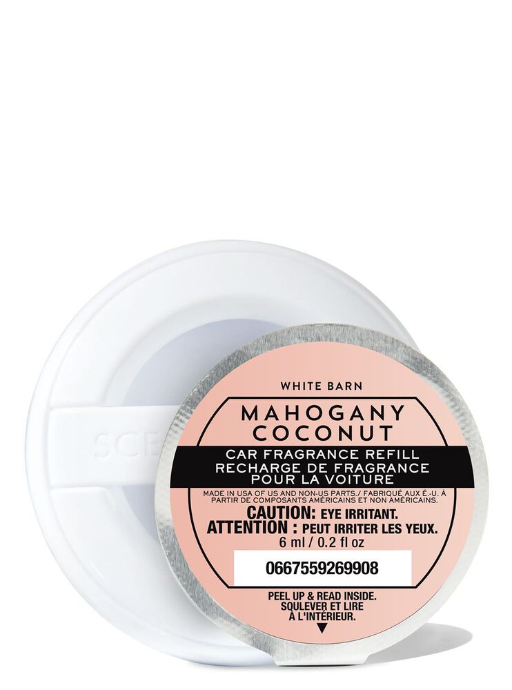Mahogany Coconut Car Fragrance Refill Car Fragrance Refill