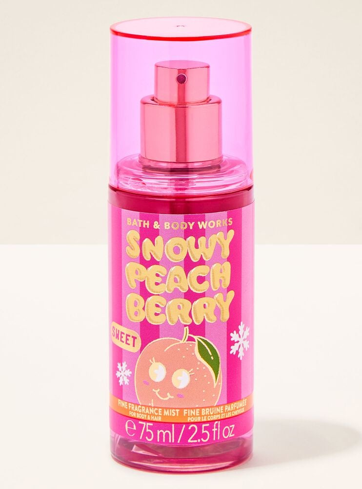 Snowy Peach Berry Travel Size Fine Fragrance Mist Travel Size Fine Fragrance Mist