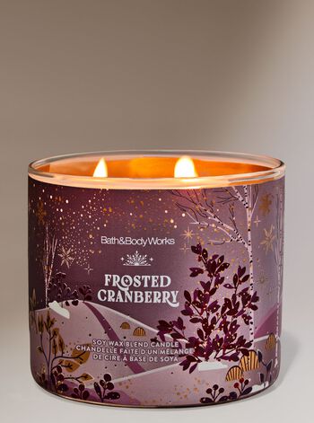Frosted Cranberry 3-Wick Candle 3-Wick Candle