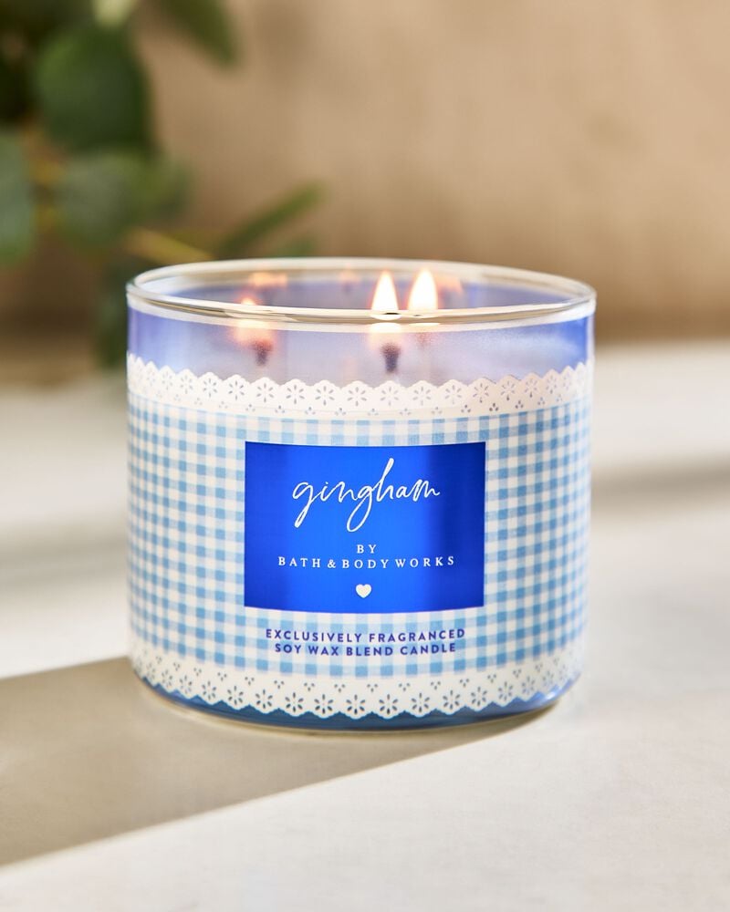 Gingham 3-Wick Candle 3-Wick Candle