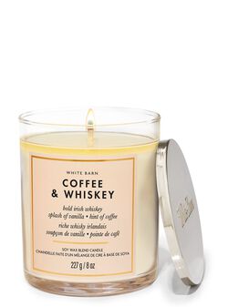 Coffee & Whiskey Single Wick Candle Coffee & Whiskey Single Wick Candle