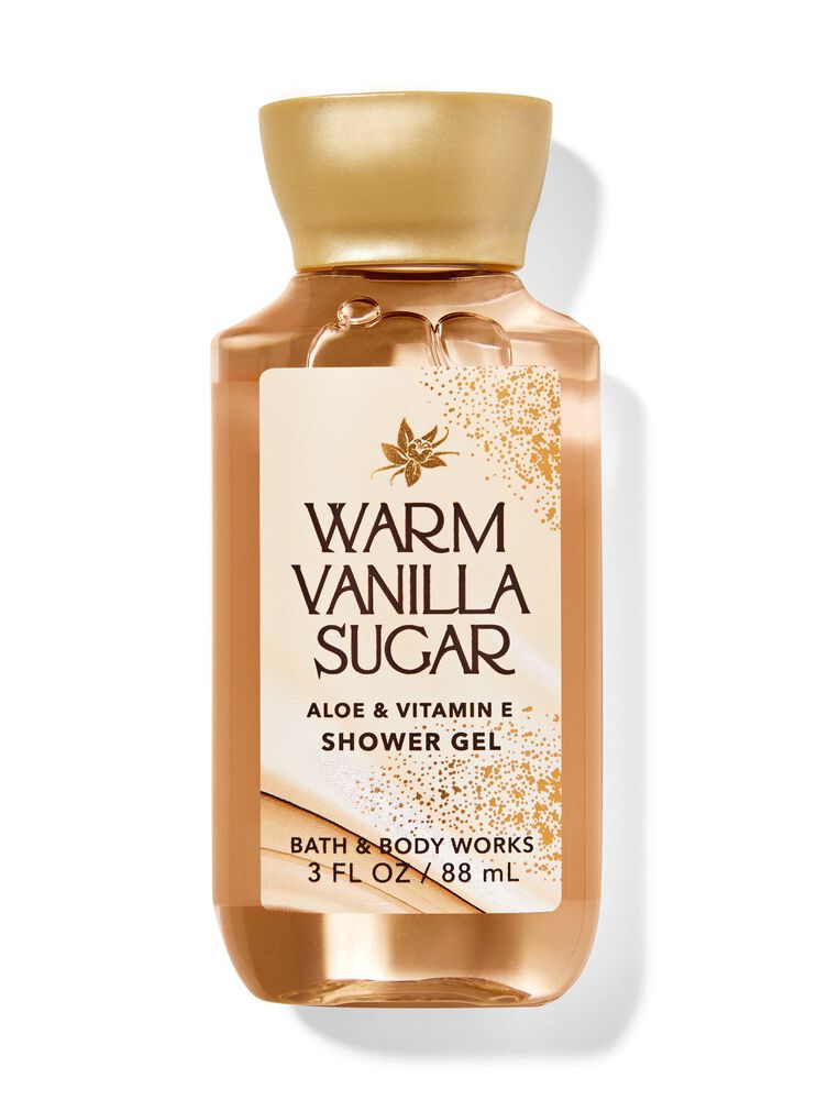 Warm Vanilla Sugar Travel Size Shower Gel Travel Size Shower Gel