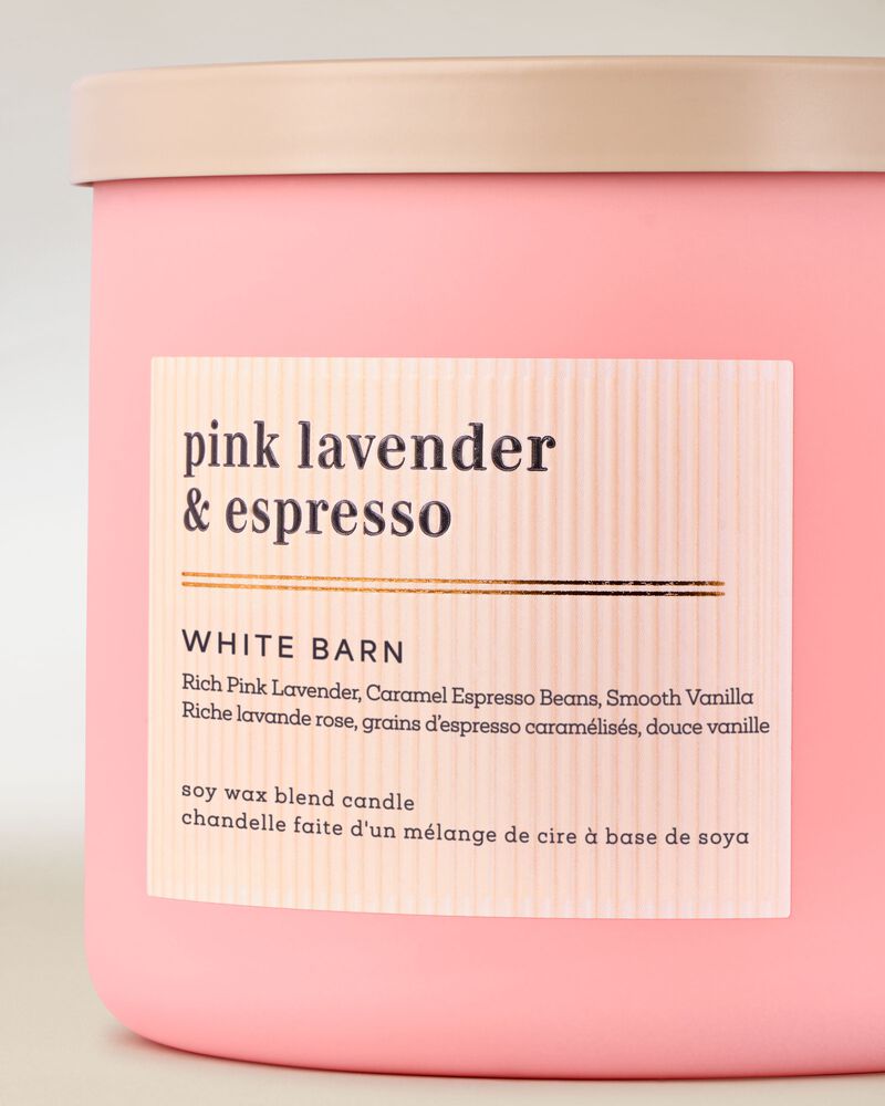 Pink Lavender & Espresso 3-Wick Candle 3-Wick Candle