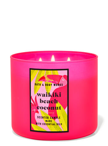 Waikiki Beach Coconut 3-Wick Candle 3-Wick Candle