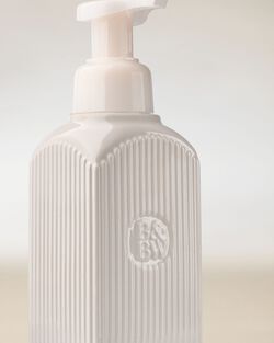 Cream Ceramic Gentle & Clean Foaming Hand Soap Dispenser image number null