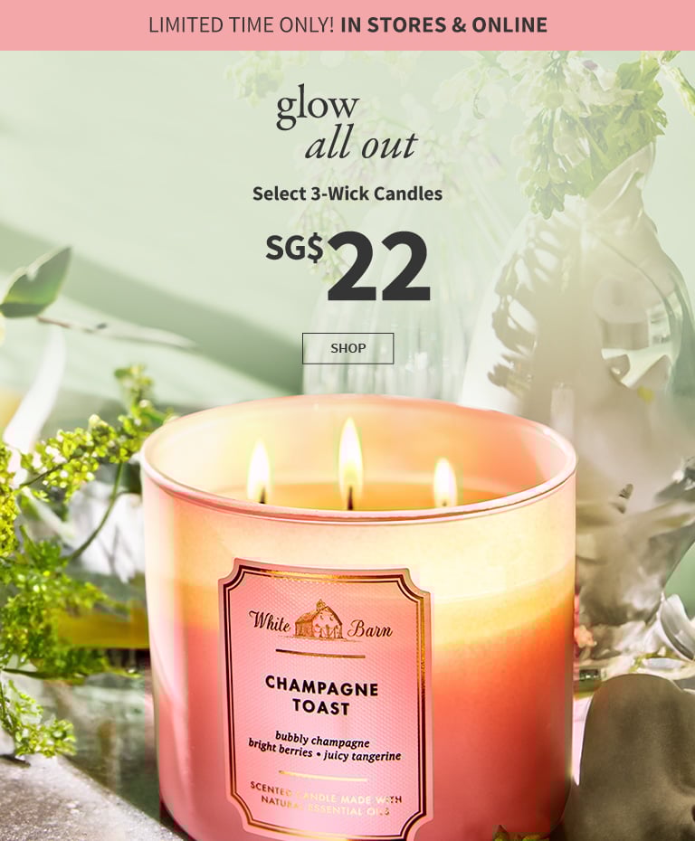  3-wick candle 