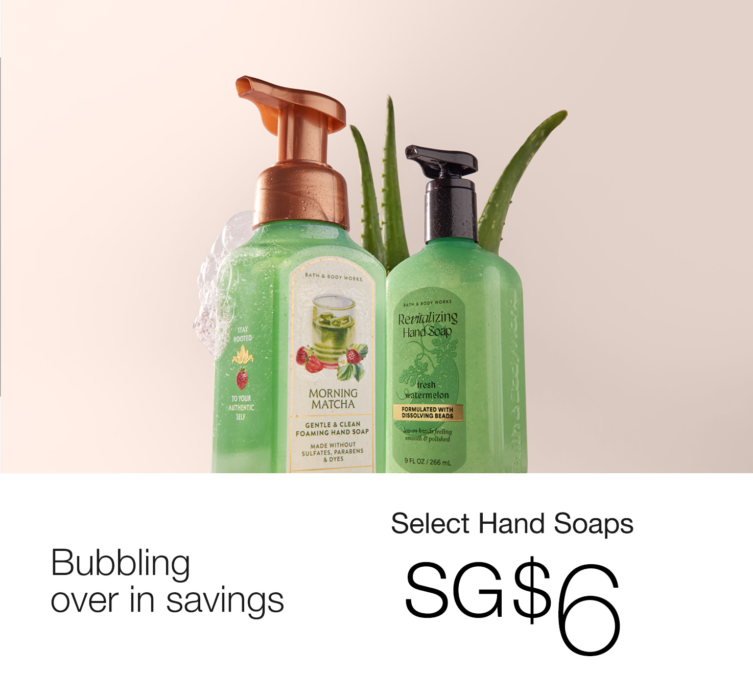 Hand Soaps, Buy 1 For SG$6