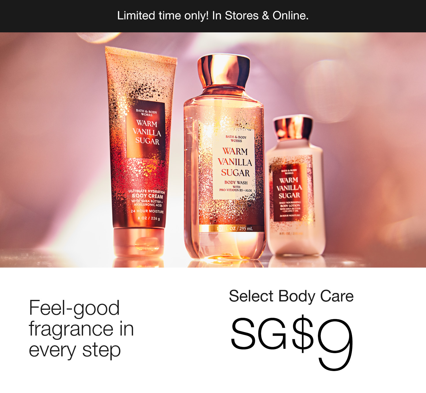 Body Care, Buy 1 For SG$9